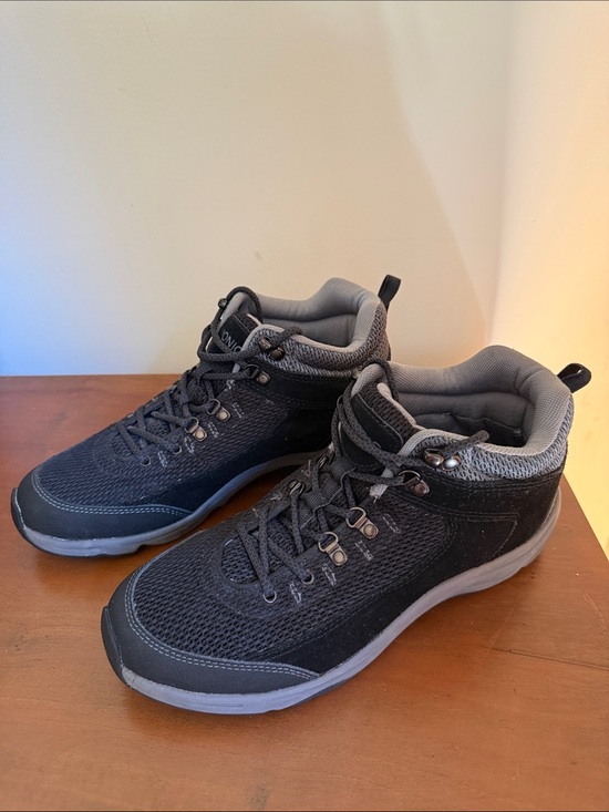 Vionic Shoes - Vionic Cypress Trail Walker Water Resistant Black Suede Hiking Sneaker, suze 9.5